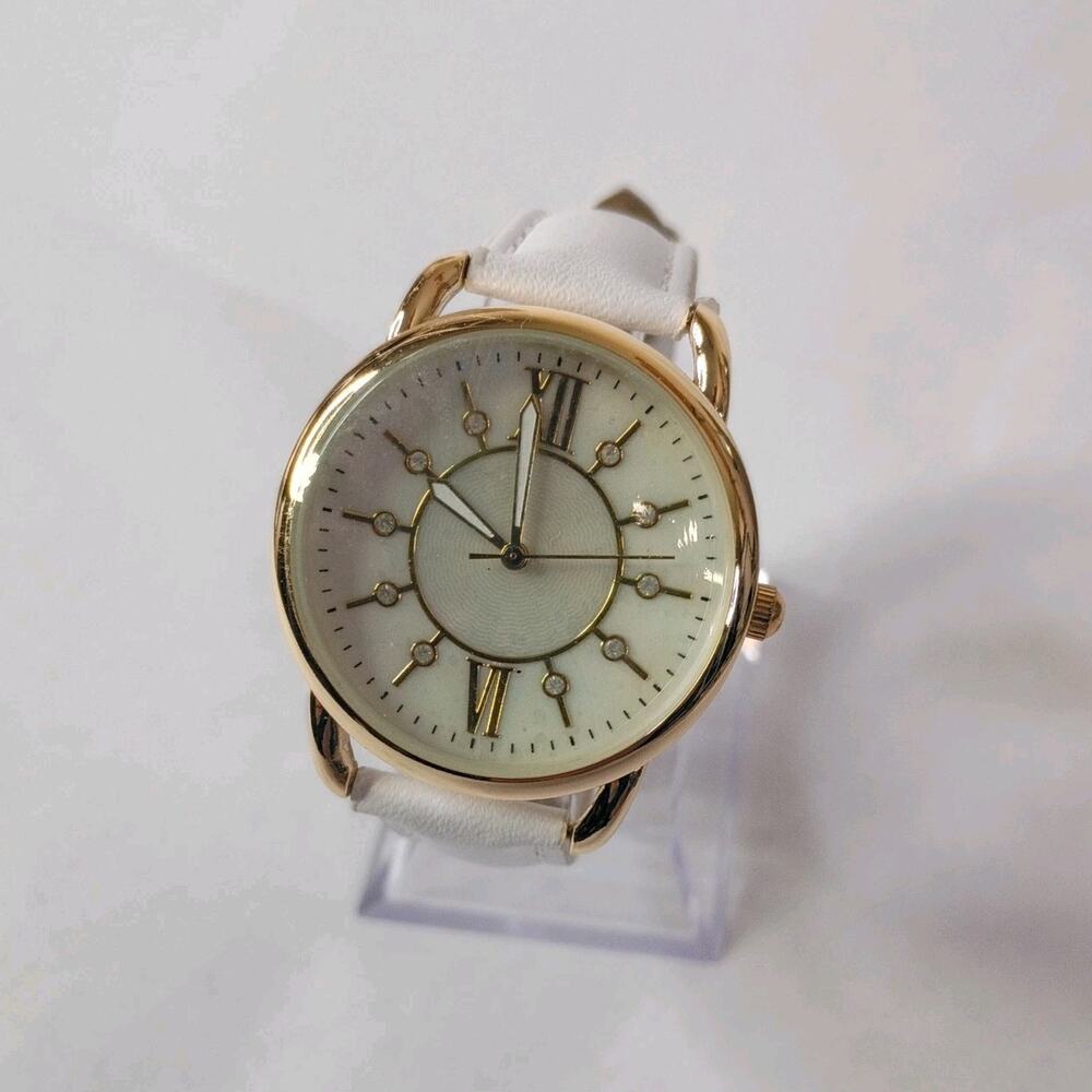 Kessaris MOP Dial Gold Tone Women’s Quartz Watch